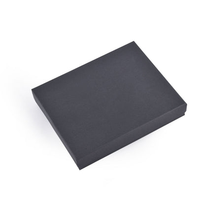 100PCS BX2765BK Black Cotton Filled Boxes, Size：6 1/8*5 1/8*1 1/8 inch