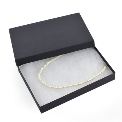 100PCS BX2775BK Black Cotton Filled Boxes, Size：7 1/8*5 1/8*1 1/8 inch