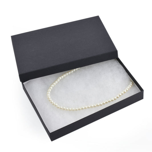 100PCS BX2775BK Black Cotton Filled Boxes, Size：7 1/8*5 1/8*1 1/8 inch