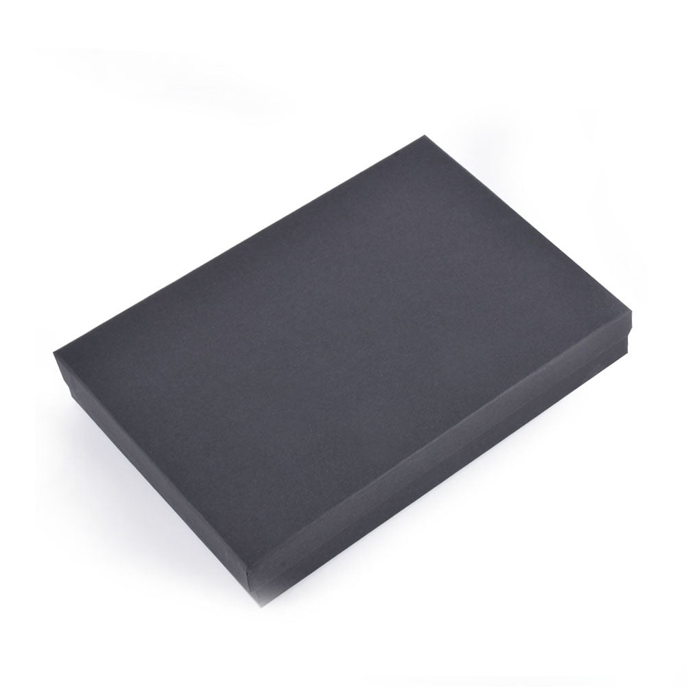 100PCS BX2775BK Black Cotton Filled Boxes, Size：7 1/8*5 1/8*1 1/8 inch