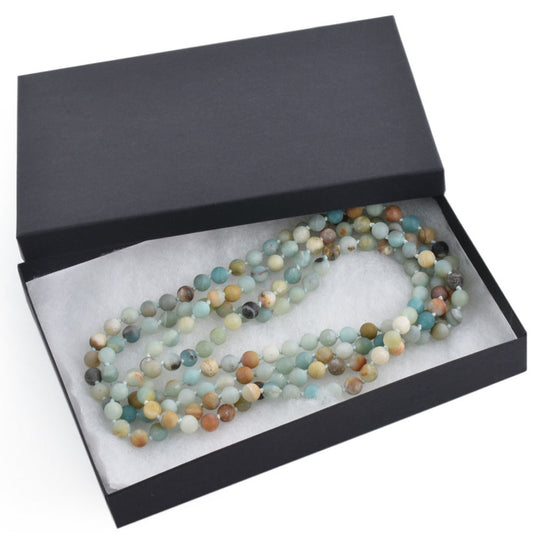 100PCS BX2785BK Black Cotton Filled Boxes, Size：8 1/8*5 5/8*1 3/8 inch