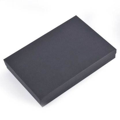 100PCS BX2785BK Black Cotton Filled Boxes, Size：8 1/8*5 5/8*1 3/8 inch