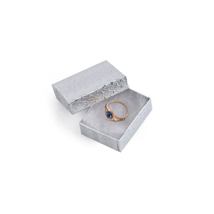100PCS BX2811S Silver Cotton Filled Boxes, Size: 2 1/8"*1 5/8"*3/4"