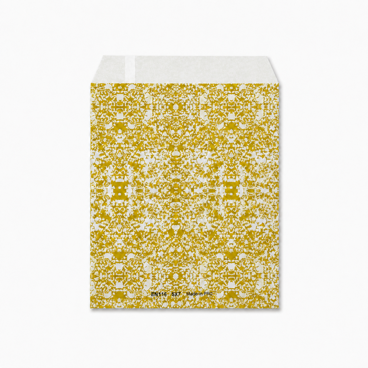 gold rose paper open