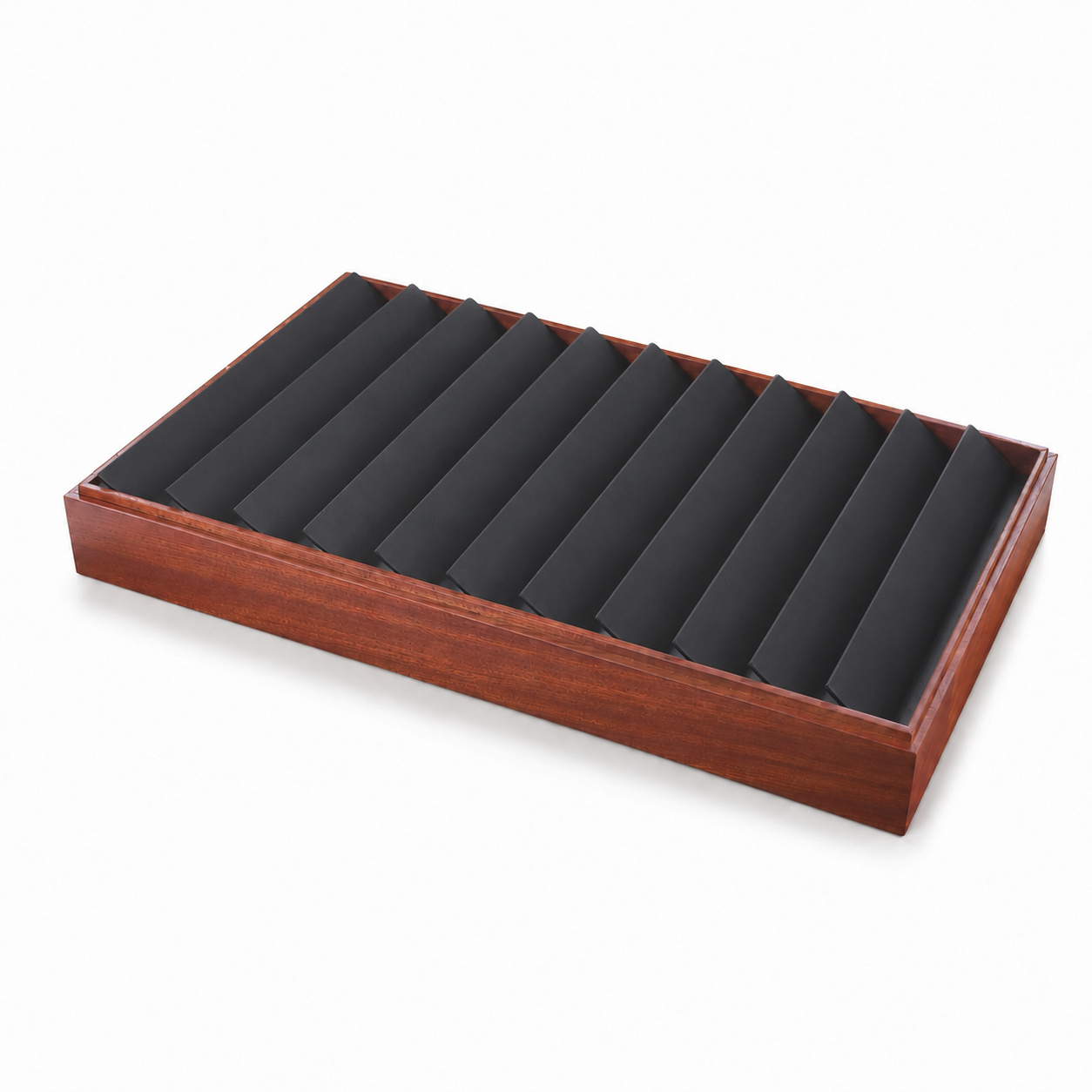black wooden front