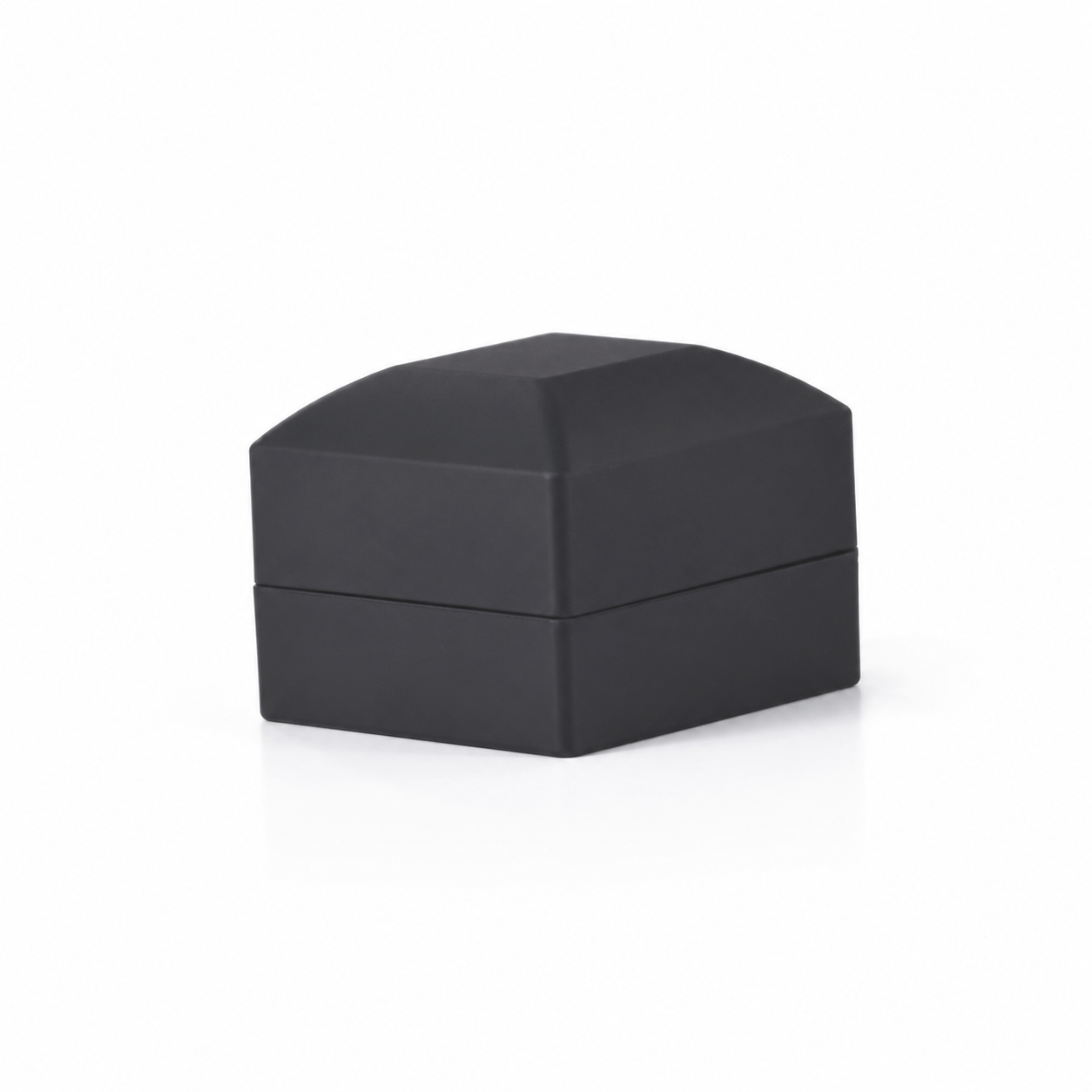 black plastic closeup