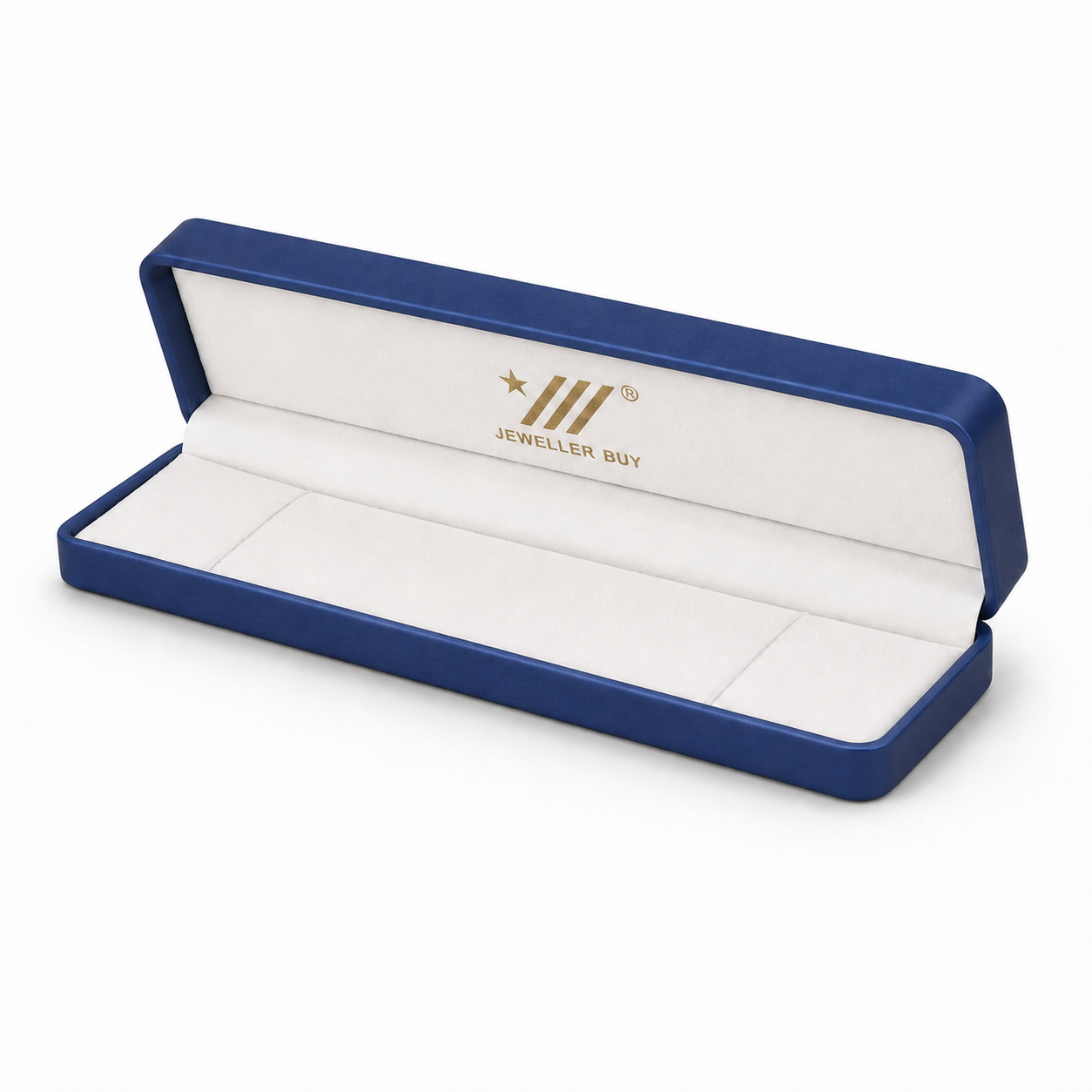Blue PU Leather Bracelet Box