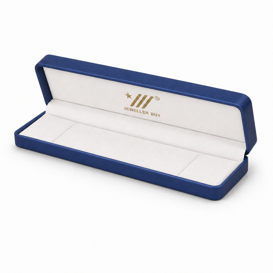 Blue PU Leather Bracelet Box