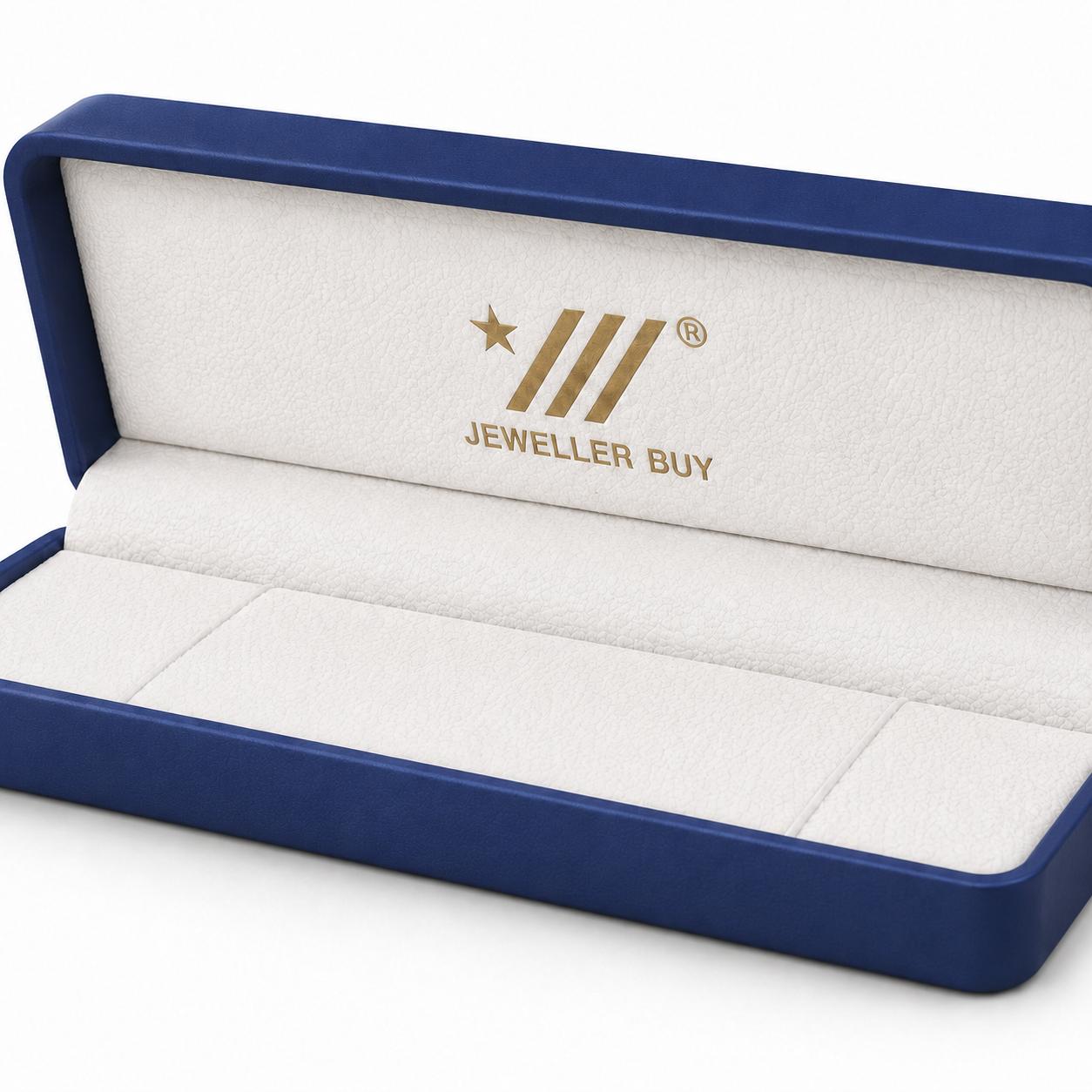 Blue PU Leather Bracelet Box