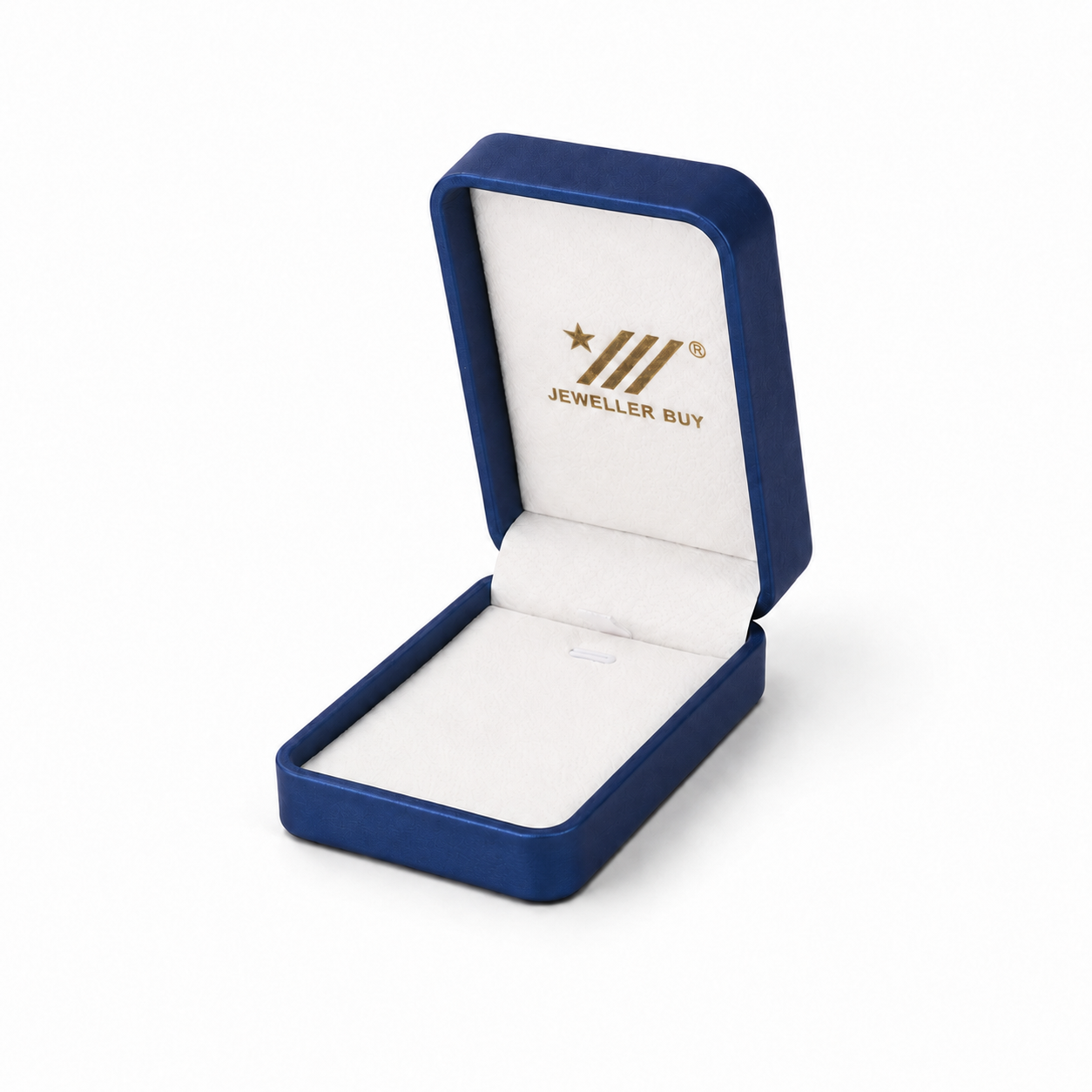 Blue PU Leather Necklace Box