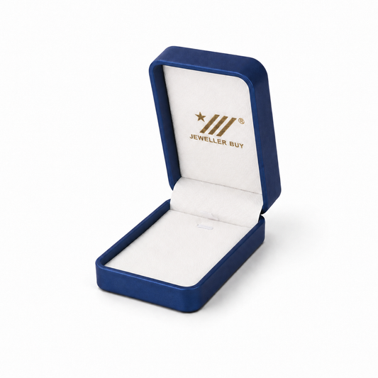 Blue PU Leather Necklace Box