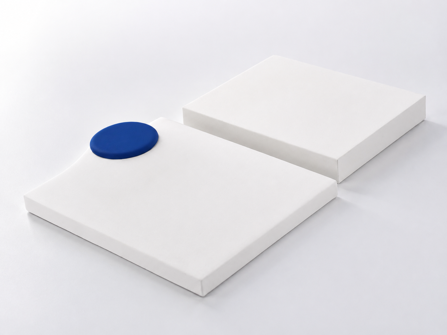 white blue open