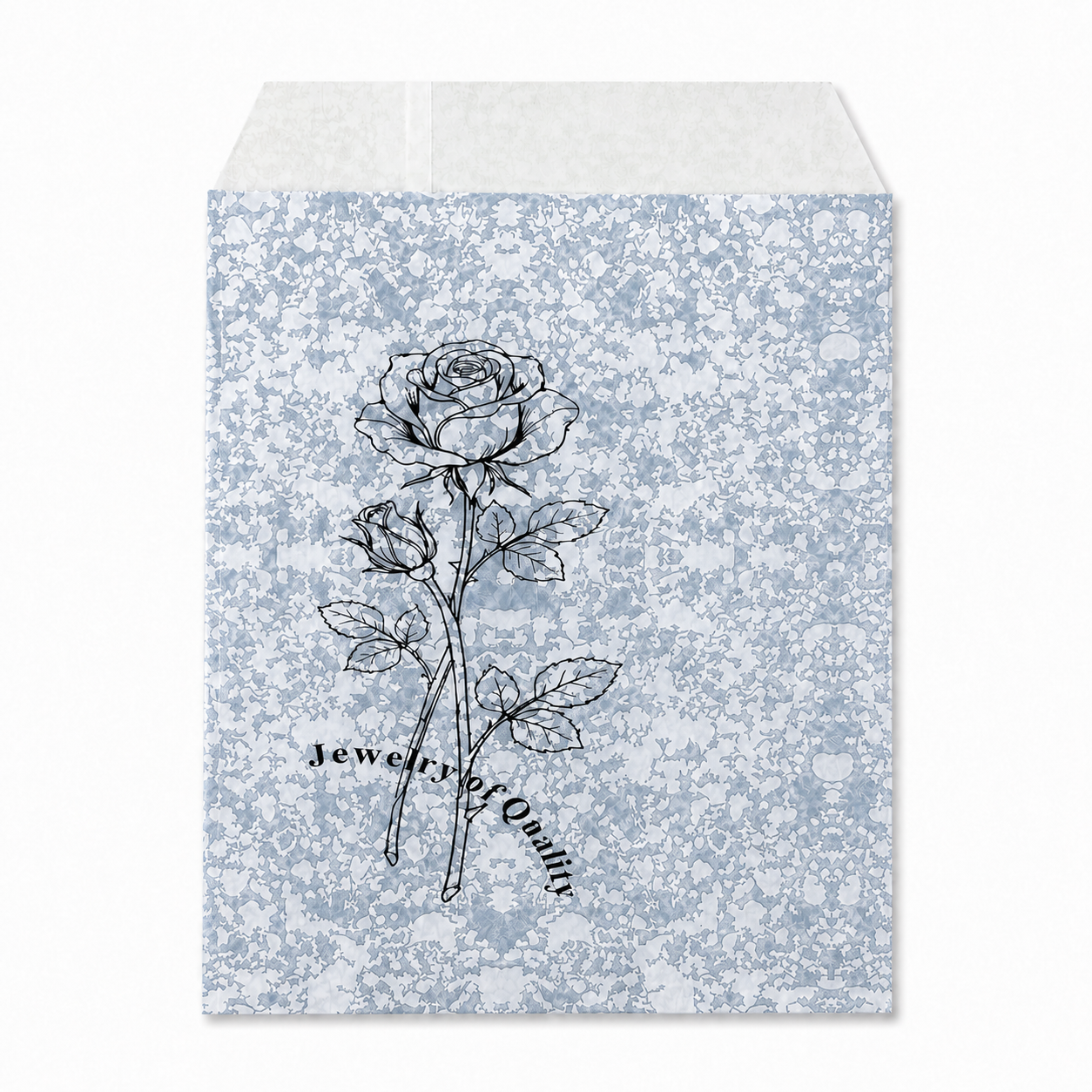 Silver Paper gift bag  Price For 100pcs, 5" × 7"