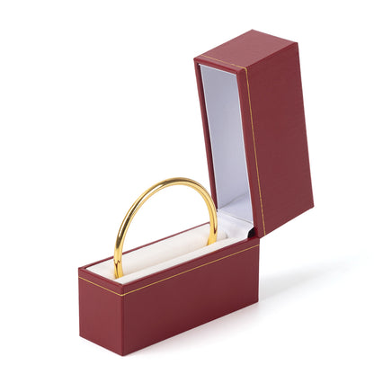12PCS (LW4-R) Red Bangle Box With Gold Trim