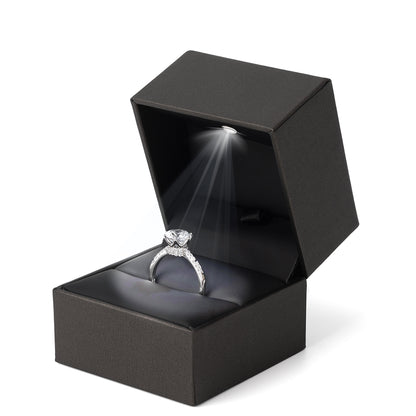 10PCS (LB28R-BK) Brown LED Light Ring Boxes