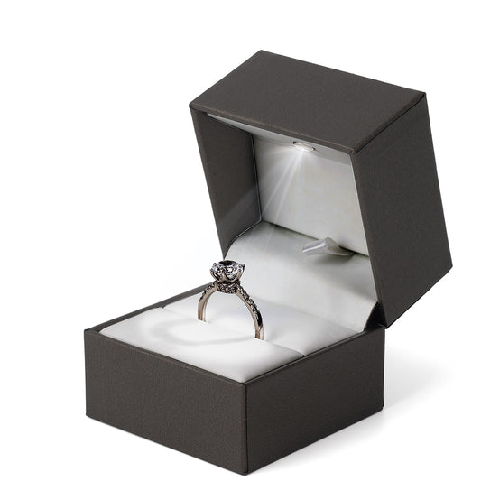 10PCS (LB28R-W) Brown LED Light Ring Boxes