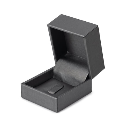 24PCS Gray PU Covered Ring Boxes