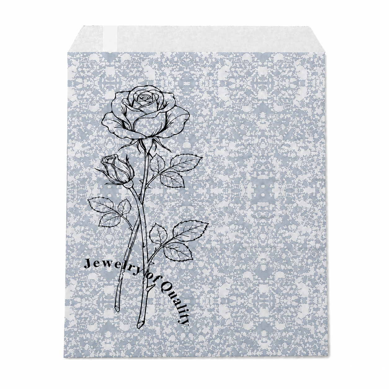 silver rose front