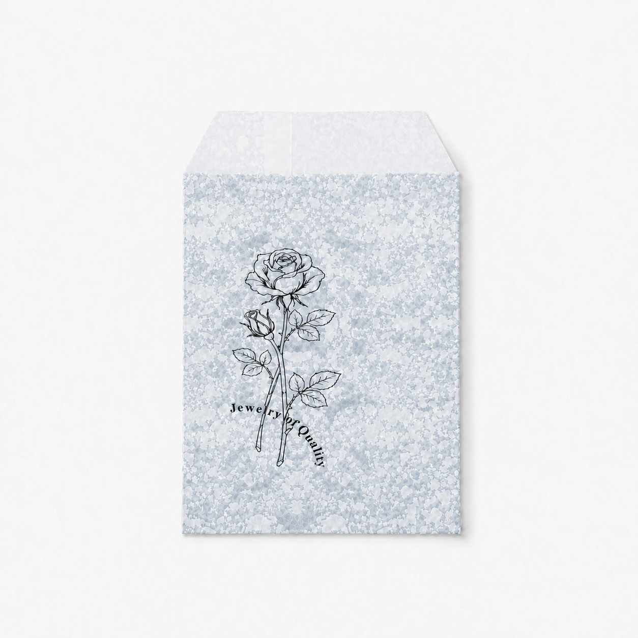 silver rose front
