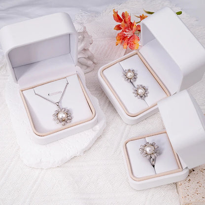Fashion jewellery fine jewelry ladies women necklaces pendant earrings and ring set