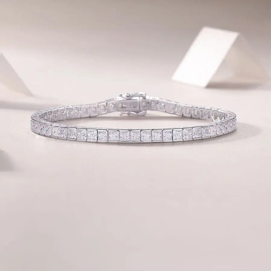 JEWELLER BUY D VVS original moissan ite tennis bracelets for women men lab diamond with gra wedding jewelry 925 silver bracelet