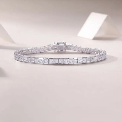 JEWELLER BUY D VVS original moissan ite tennis bracelets for women men lab diamond with gra wedding jewelry 925 silver bracelet