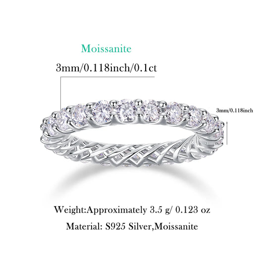 925 Sterling Silver Crown Moissanite Zirconia Wedding Engagement Ring For Women Jewelry R13639