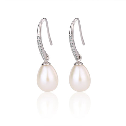 2024 Hot Sale fish hook cubic zirconia earrings gold plated 925 silver jewelry wholesale