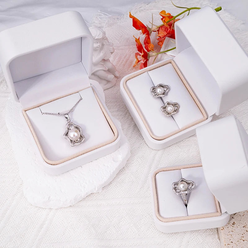 Fashion jewellery fine jewelry ladies women necklaces pendant earrings and ring set