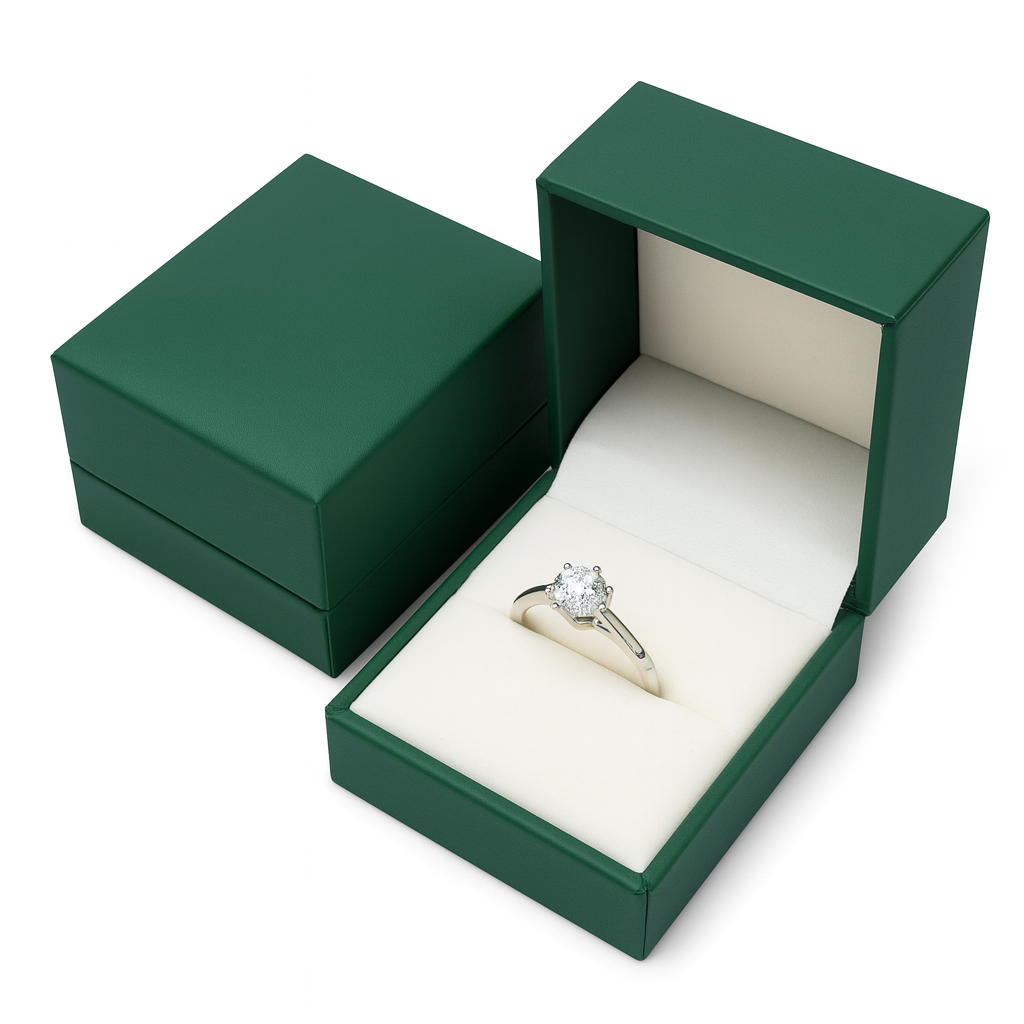 24Pcs Green Ring Boxes