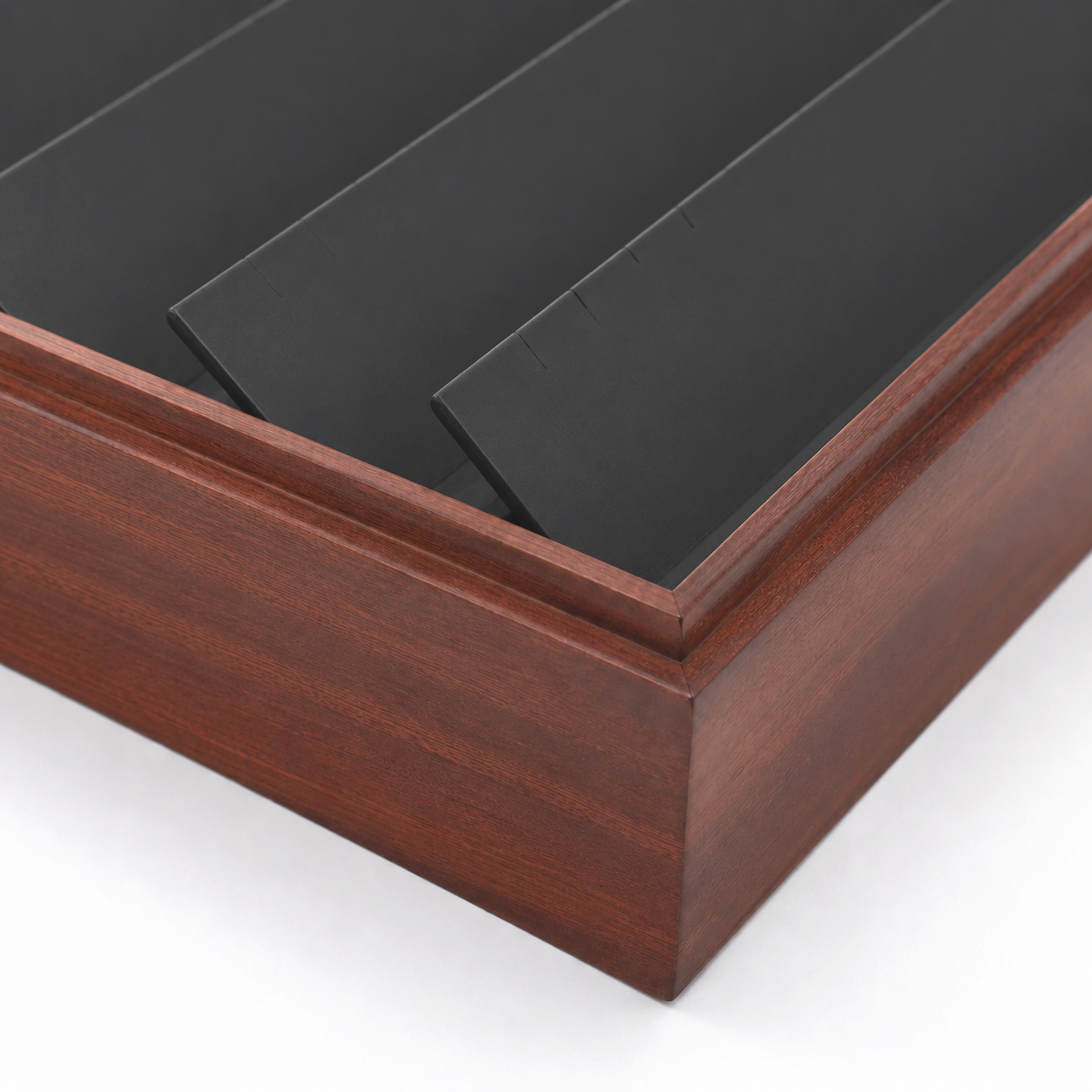 black wooden detail