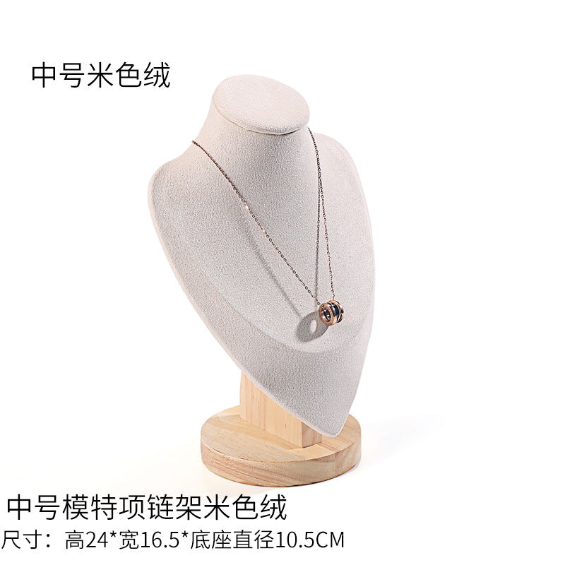 Jewelry display stand set display props ring necklace display stand neck jewelry model stall display set