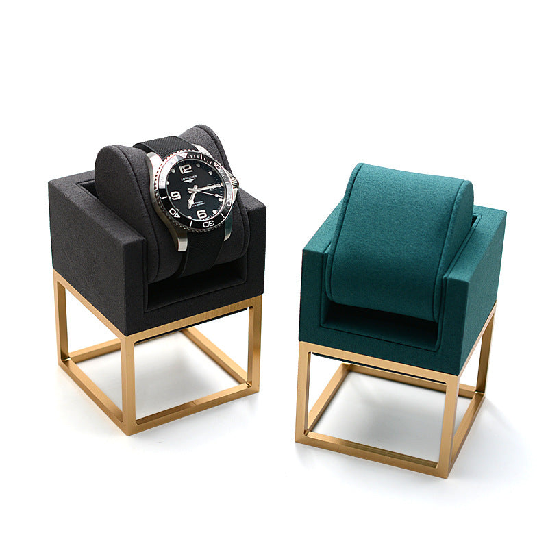Custom Metal Watch Display Stands for Jewelry Showcases