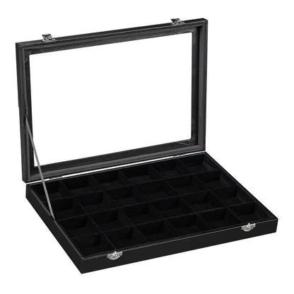 Black Jewelry Display Boxes with Window