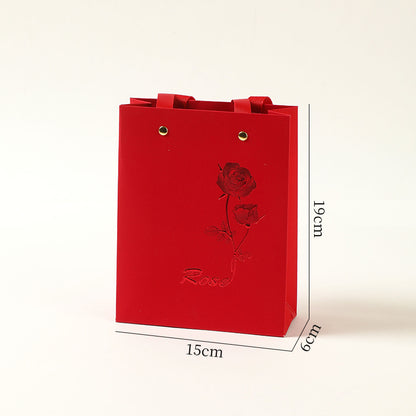 High-end Jewelry Jewelry Bag Universal Packaging Wholesale Paper Bag Jewelry Tote Bag Necklace Ring Bag