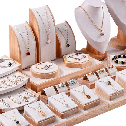 Jewelry display stand set display props ring necklace display stand neck jewelry model stall display set