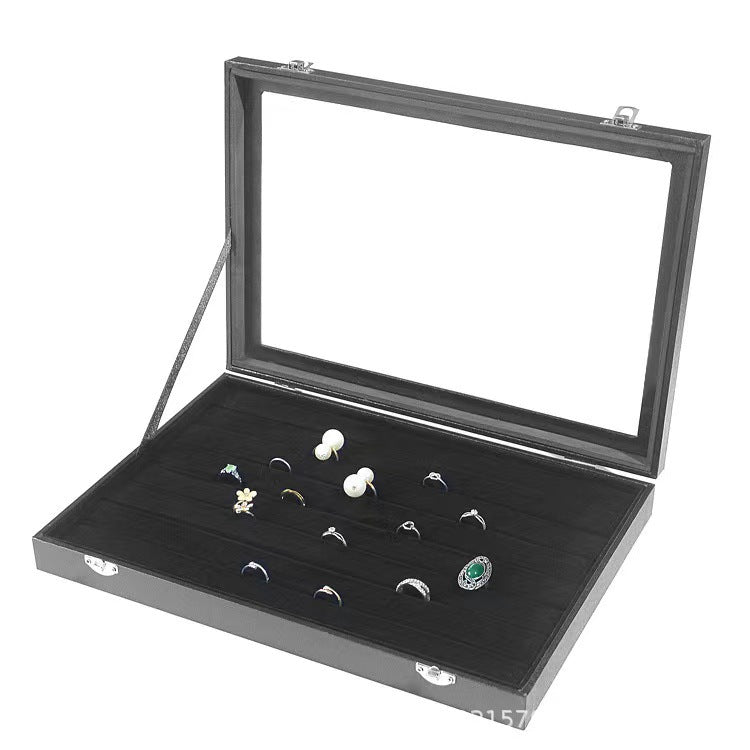 Black Jewelry Display Boxes with Window