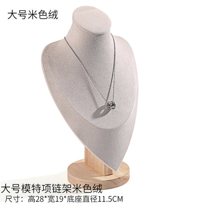 Jewelry display stand set display props ring necklace display stand neck jewelry model stall display set