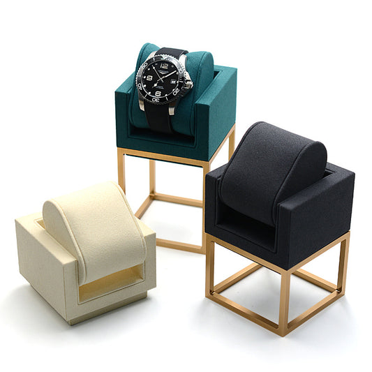 Custom Metal Watch Display Stands for Jewelry Showcases