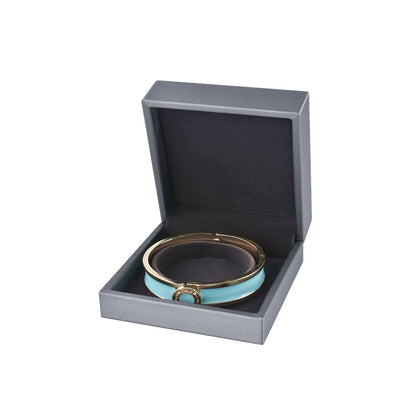 6 Pcs (P06BA-GR) Gray PU Bangle Boxes