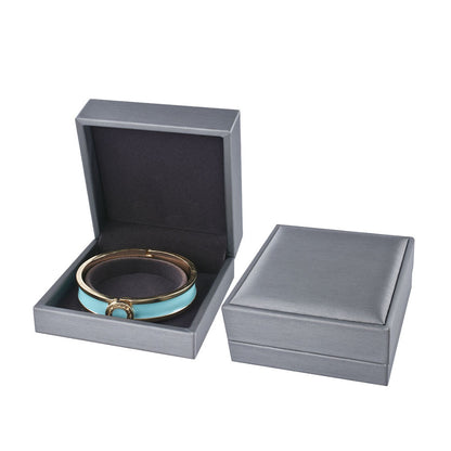 6 Pcs (P06BA-GR) Gray PU Bangle Boxes
