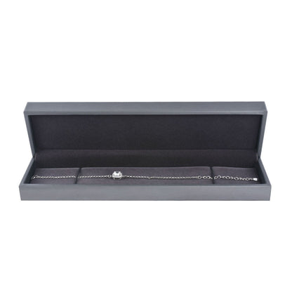 6PCS (P06BR-GR) Gray PU Bracelet Boxes