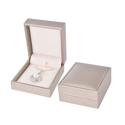 12 Pcs (P06P-C) Champagne PU Pendant Earring Boxes