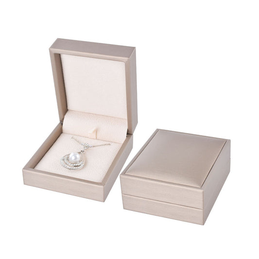 12 Pcs (P06P-C) Champagne PU Pendant Earring Boxes