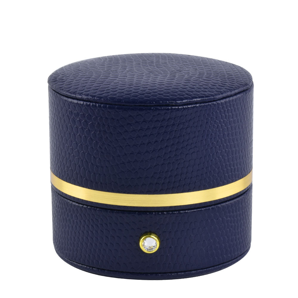 6PCS Blue Oval Luxury Jewelry Box