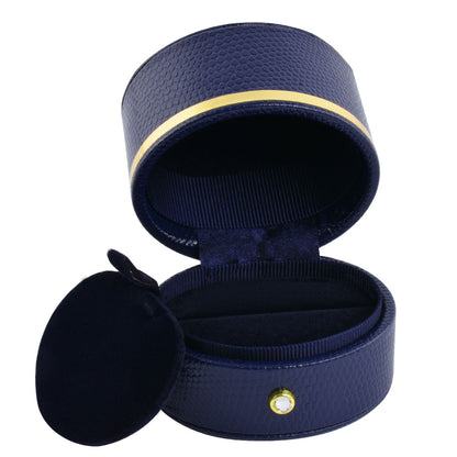 6PCS Blue Oval Luxury Jewelry Box