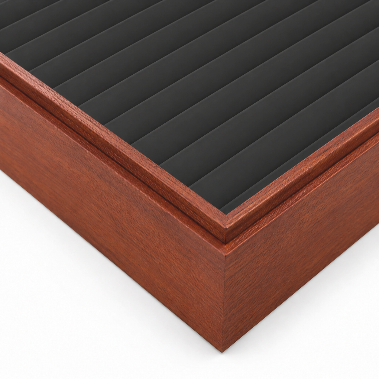 black wooden detail