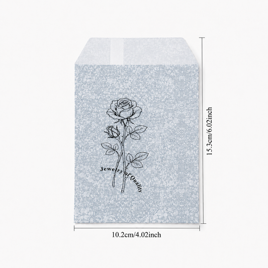 silver rose side