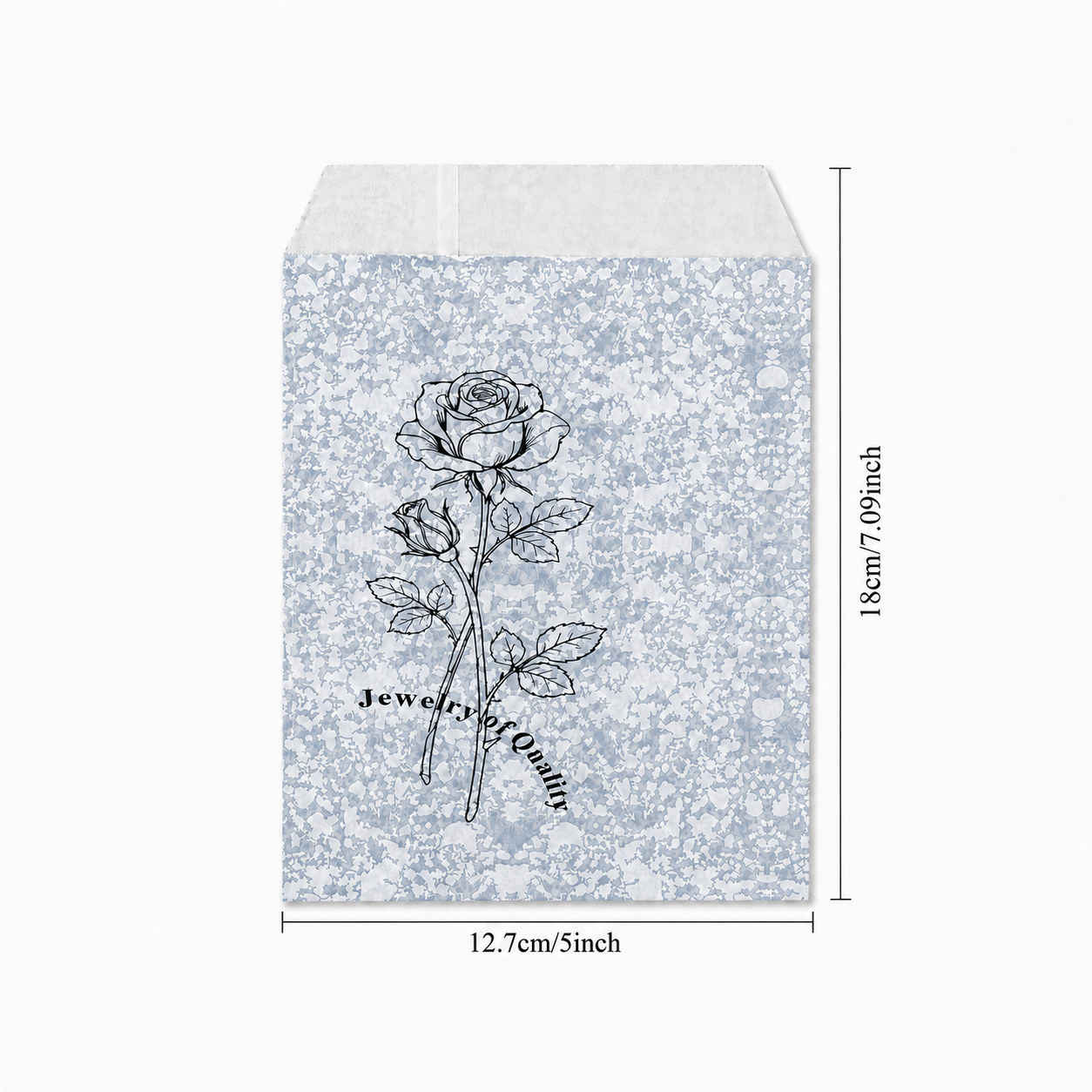 silver rose side