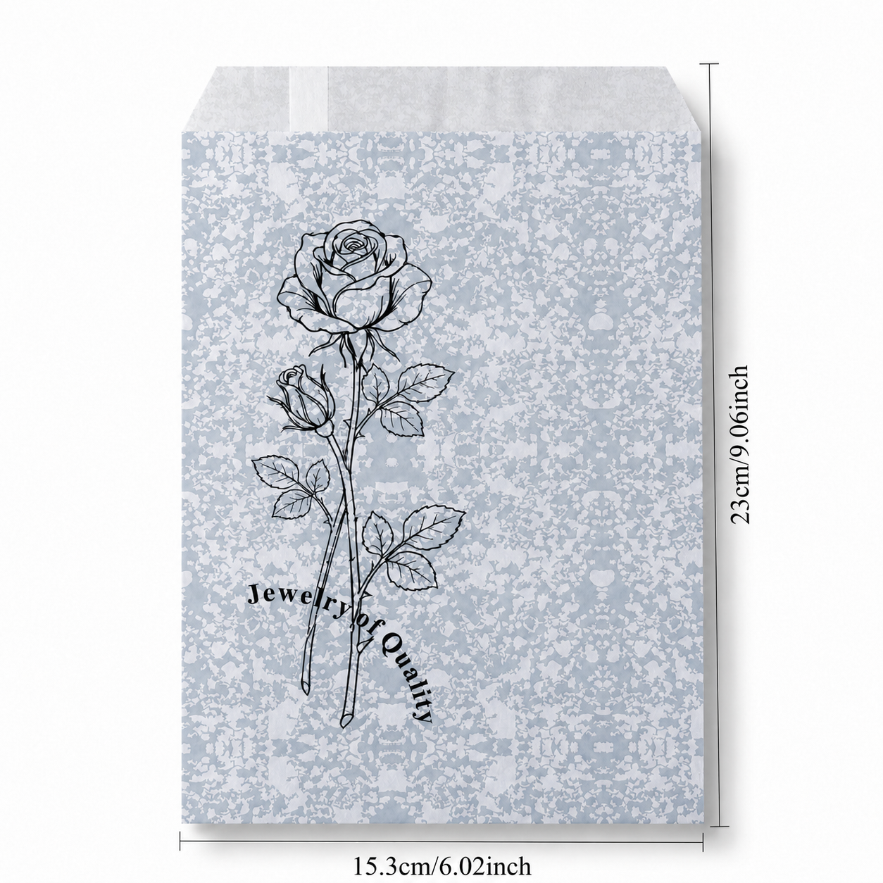 silver rose side